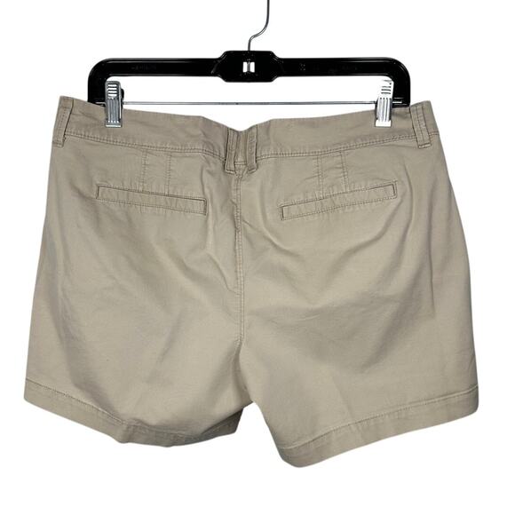 Old Navy Tan Cotton Blend Shorts Women's 8 - Picture 2 of 6